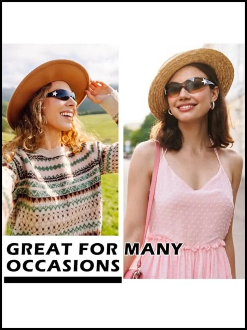 UV400 UVB Shield Wrap Around Sunglasses Trendy Frameless Y2K